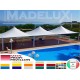 Profi Pavillon STAR zertifikat PVC 80x80mm