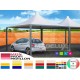 Profi Pavillon STAR zertifikat PVC 80x80mm