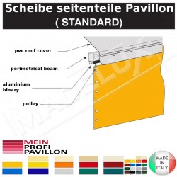 Scheibe seitenteile Pavillon