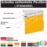 Fließende Seitenteile Pavillon