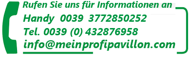 Pavillon Pagodenzelte profizelt Gartenzelt Benutzerdefiniert Personalisiert Carport Terrassendach  Faltpergola PVC PROFI