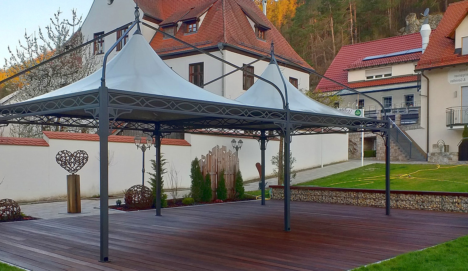 Pavillon Pagodenzelte profizelt Gartenzelt Benutzerdefiniert Personalisiert Carport Terrassendach  Faltpergola PVC PROFI_style_liberty