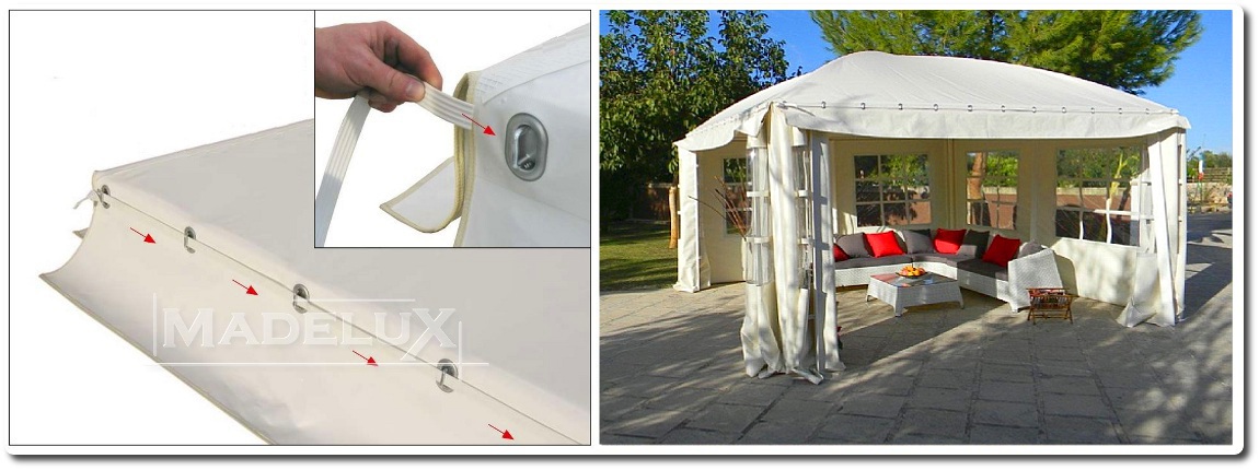 PLANE PAVILLON PVC