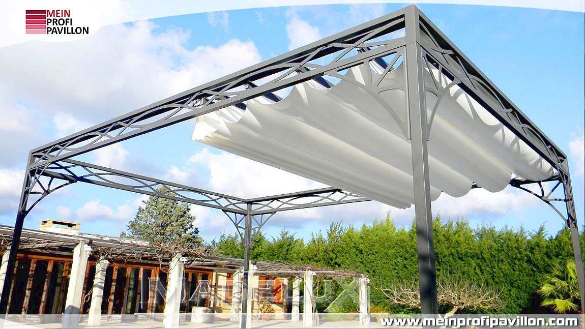 Pergola, Raffpergola, Terrassenpergola, Terrassenüberdachung,