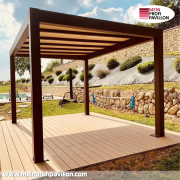 Pergola MyBox mit festem Dach